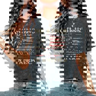 Retro June 14Th No Kings In America 1776 Usa Flag Women Women's Oversized Comfort T-Shirt | Mazezy
