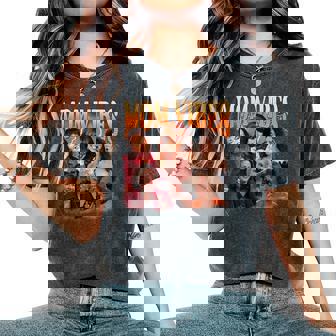 Retro Mom 90’S Vibes Vintage Mother's Day Mom Women Women's Oversized Comfort T-Shirt - Monsterry