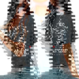 Retro I Like Whiskey And Cigars And Maybe 3 People Monkey Women's Oversized Comfort T-Shirt - Monsterry