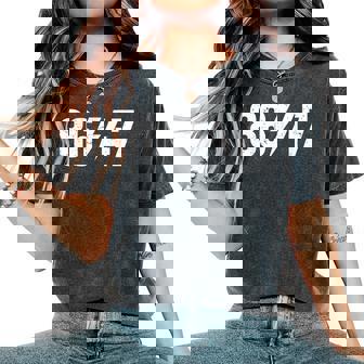 Sarcastic 8647 Vintage 80S Style 86 47 Rock Music 8647 Women's Oversized Comfort T-Shirt - Thegiftio UK