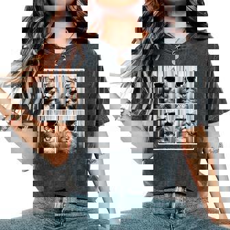 Selfie De Chat Drôle Pour Photomaton Amoureux Des Chats Chat Avec Lunettes Deoleil T-shirt oversize confortable pour femme - Cadeauxyz