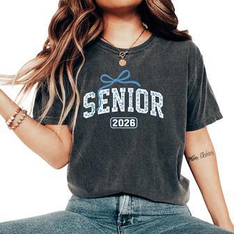 Senior 2026 Graduation Floral Pattern Women's Oversized Comfort T-Shirt - Thegiftio UK