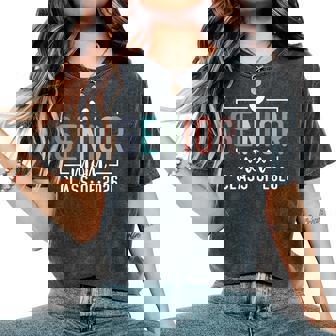 Senior Mom Class Of 2026 Proud Mom Of A 2026 Graduate Women's Oversized Comfort T-Shirt | Mazezy