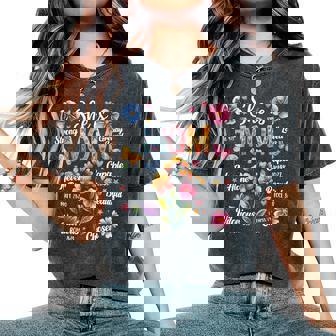 She Is Mom Bible Verses Christian Boho Floral Mother's Day Women's Oversized Comfort T-Shirt | Mazezy