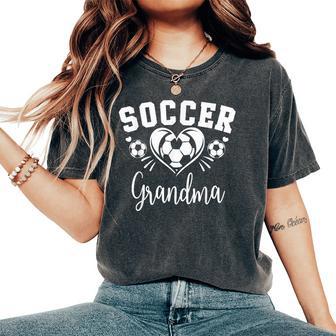Soccer Grandma Soccer Heart Women's Oversized Comfort T-Shirt - Thegiftio UK