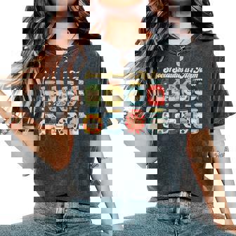 Social Studies Is My Jam History Teacher Back To School Women's Oversized Comfort T-Shirt | Mazezy