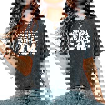 Somebody's Mean Ass Mom Humor Quote Mama Mother's Day Women's Oversized Comfort T-Shirt - Thegiftio