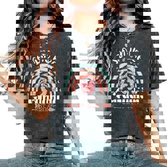 Soon To Be Grandma 2026 Rainbow Promoted To Grandma Est 2026 Women's Oversized Comfort T-Shirt - Thegiftio
