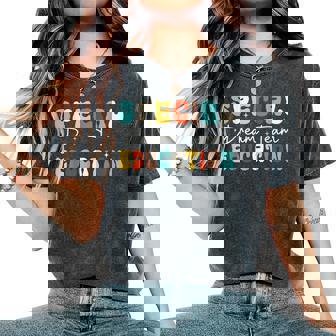 Special Education Squad Teacher Back To School Women's Oversized Comfort T-Shirt - Monsterry