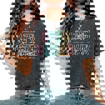 Sped Squad Team Special Education Teacher Life Women's Oversized Comfort T-Shirt | Mazezy