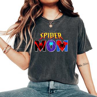 Spider Mom Mother's Day Matching Birthday Family Mommy Women's Oversized Comfort T-Shirt - Thegiftio UK
