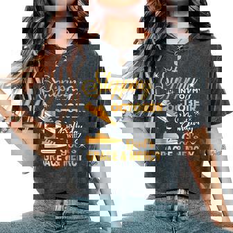 Stepping Into My October Birthday With God Grace Mercy Women's Oversized Comfort T-Shirt - Thegiftio