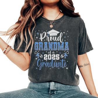 Super Proud Grandma Of 2025 Graduate Graduation Family Women's Oversized Comfort T-Shirt - Thegiftio UK