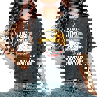 Tardigrade ウミグマ クマムシ 苔 生物学 レディースオーバーサイズコンフォートTシャツ - Kawaiitshirt