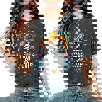 Tequila Por Favor アルコール テキーラ酒飲み メキシコ レディースオーバーサイズコンフォートTシャツ - Kawaiitshirt