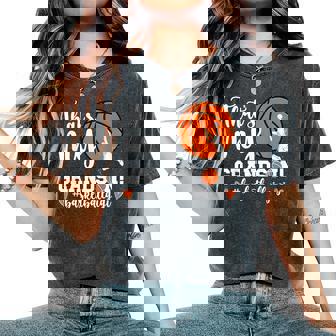 That's My Grandson Basketball Gigi Of A Basketball Player Women's Oversized Comfort T-Shirt - Monsterry