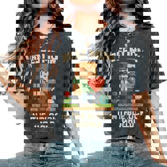 That's My Mother Pixel Mom Mother's Day Women's Oversized Comfort T-Shirt | Mazezy