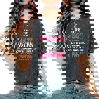 Une Chacha Pas Chiante C'est Pas Uneraie Chacha T-shirt oversize confortable pour femme - Cadeauxyz