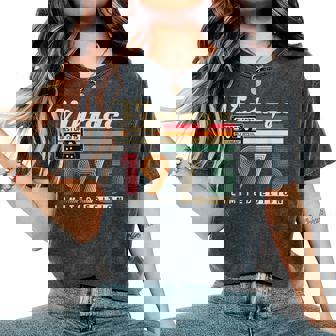 Vintage 1975 Retro Regalo 50 Cumpleaños Hombres Y Es Camiseta extragrande cómoda para mujer - Regaloses