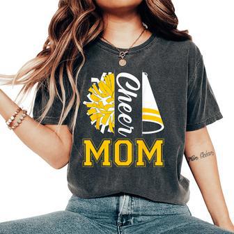 Vintage Cheer Mom Proud Cheerleader Mama Mother Women Women's Oversized Comfort T-Shirt - Thegiftio UK
