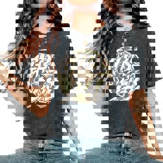 Vintage Dad Camouflage Papa Daddy Life Camo Fathers Day Girl Women's Oversized Comfort T-Shirt - Monsterry
