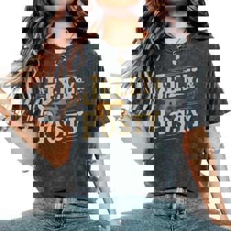 Western Jelly & Posty Country Music Lovers Tour & Women Women's Oversized Comfort T-Shirt | Mazezy