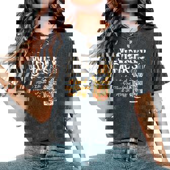 Whiskey Dick's Pub & Grill At Lest The Drinks Are Stiff Women's Oversized Comfort T-Shirt - Thegiftio