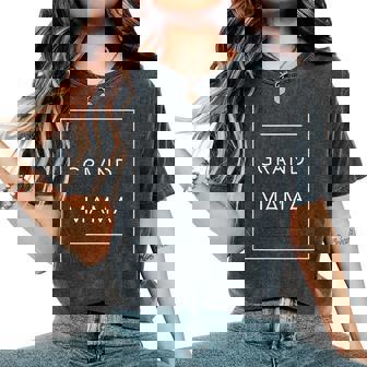 おばあちゃん、グランドママへのサプライズ妊娠発表ギフト レディースオーバーサイズコンフォートTシャツ - Kawaiitshirt