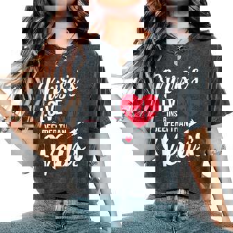 かわいい 看護師 看護デザイン 女性 男性 面白い 看護師 レディースオーバーサイズコンフォートTシャツ - Kawaiitshirt