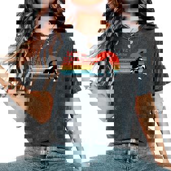 かわいいシャチave Theeapandas レディースオーバーサイズコンフォートTシャツ - Kawaiitshirt