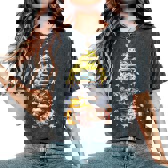 カエルキャッチャー 男の子 女の子 カエルハンター 動物 恋人 カエル レディースオーバーサイズコンフォートTシャツ - Kawaiitshirt