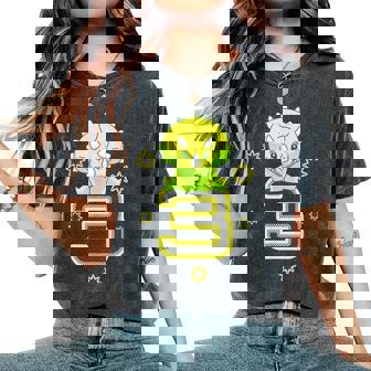 キッズ 3歳 赤ちゃん トリケラトプス 誕生日 恐竜 男の子 女の子 レディースオーバーサイズコンフォートTシャツ - Kawaiitshirt