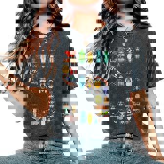 キッズ 5歳 誕生日 虫 虫 カブトムシ 男の子 女の子 5歳 レディースオーバーサイズコンフォートTシャツ - Kawaiitshirt