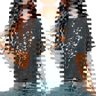 タンポポのモルモットの花、花のモルモットの木 レディースオーバーサイズコンフォートTシャツ - Kawaiitshirt