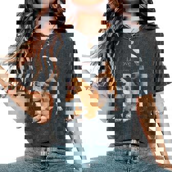 ビーグルシャツ ビーグルtシャツ Love Is Dog Mom Dad 子犬 ペット キュート レディースオーバーサイズコンフォートTシャツ - Kawaiitshirt