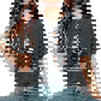 モタード・コミックス、男性にも女性にも素敵な贈り物のアイデア レディースオーバーサイズコンフォートTシャツ - Kawaiitshirt