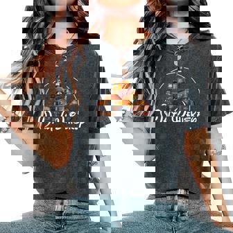 モルトウイスキー、 Malt Whiskey 面白いウイスキーパロディー レディースオーバーサイズコンフォートTシャツ - Kawaiitshirt