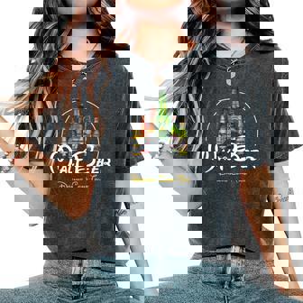 モルトビール、 Malt Beer Dreams Come True 面白いビールパロディー レディースオーバーサイズコンフォートTシャツ - Kawaiitshirt