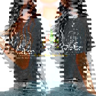 モルトビールパロディー Malt Beer Most Magical Drink On Earth レディースオーバーサイズコンフォートTシャツ - Kawaiitshirt