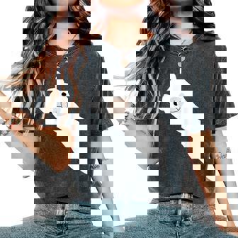 レトロ、ラマ、アルパカのデザイン。男性、女性、子供用。 レディースオーバーサイズコンフォートTシャツ - Kawaiitshirt