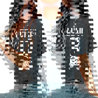 レベルアップ 13歳 誕生日プレゼント 男の子 女の子 レディースオーバーサイズコンフォートTシャツ - Kawaiitshirt