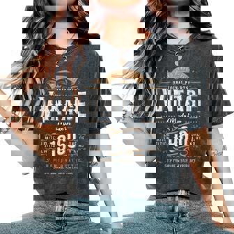 ヴィンテージ 1960 65歳の誕生日プレゼント 女性 男性 65歳 レディースオーバーサイズコンフォートTシャツ - Kawaiitshirt