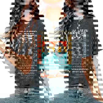 ヴィンテージ 1964 ギフト 男性 女性 長寿祝い 1964年生まれ 還暦祝い ユニークな誕生日プレゼント レディースオーバーサイズコンフォートTシャツ - Kawaiitshirt