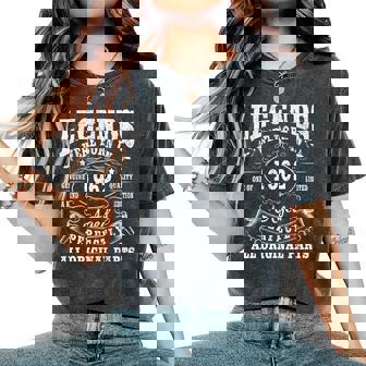 ヴィンテージ 63歳の誕生日プレゼント 1962年 男性 女性 63歳 レディースオーバーサイズコンフォートTシャツ - Kawaiitshirt