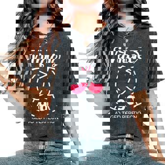 卒寿祝い ワイン好き 酒好き 父 母 男性 女性 90歳お祝いintage Aged To Perfection レディースオーバーサイズコンフォートTシャツ - Kawaiitshirt