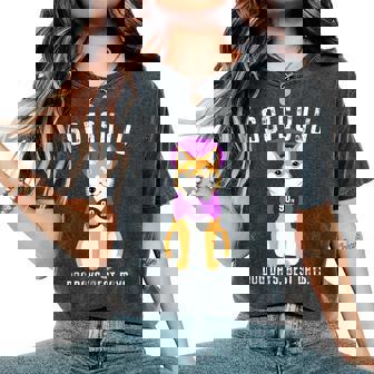 卒寿祝い 犬 柴犬 ちゃんちゃんこ 男性 女性 犬好き 90歳 Dog Days Best Days レディースオーバーサイズコンフォートTシャツ - Kawaiitshirt