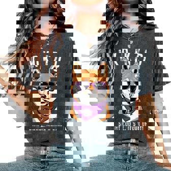 古希祝い 犬 柴犬 サングラス 父 男性 女性 母 犬好き 古希 お祝い 70歳 おもしろ おもろい レディースオーバーサイズコンフォートTシャツ - Kawaiitshirt