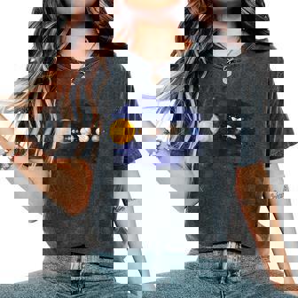 太陽系惑星 科学宇宙ファン 男の子 女の子tem キッズ レディースオーバーサイズコンフォートTシャツ - Kawaiitshirt