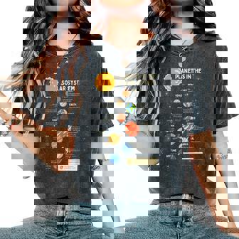 惑星 太陽系 宇宙 科学 男の子 女の子 キッズ レディースオーバーサイズコンフォートTシャツ - Kawaiitshirt