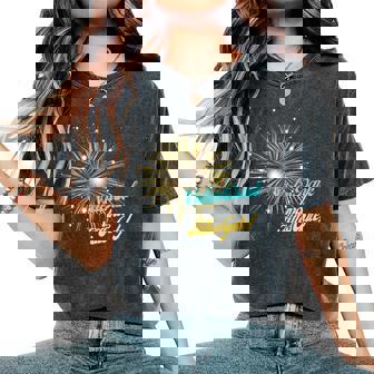 感謝 幸運 花火 レディースオーバーサイズコンフォートTシャツ - Kawaiitshirt